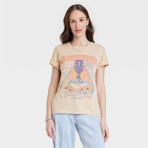 Zoe + Liv Women's Music City Short Sleeve Graphic T-Shirt